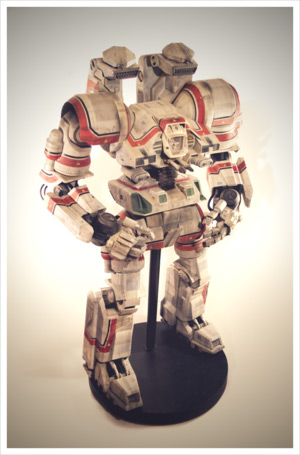 Illustration for article titled A Beautiful Mech Commemorates the Greatest Robot Movie of All Time